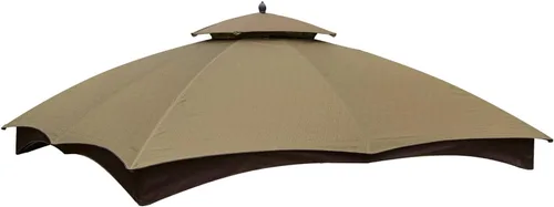 Vista 10 de COOSHADE Toldo Superior de Repuesto para Cenador para Lowe's Allen Roth #GF-12S004B-1(Beige1)