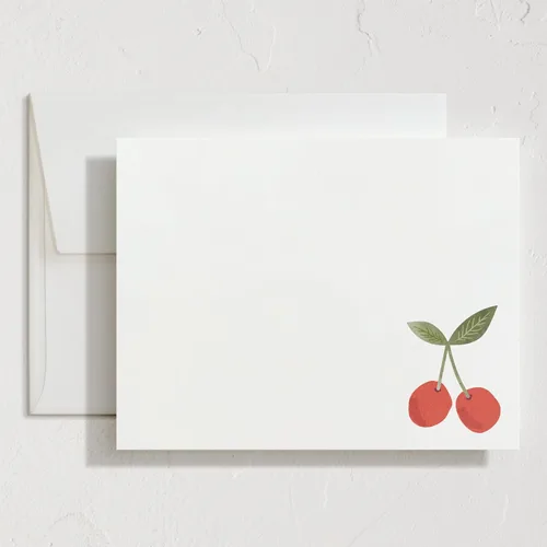 Vista 9 de Minted Little Note - Juego de 10 tarjetas de notas planas y sobres para invitaciones y mensajes de agradecimiento escritos a mano, diseño