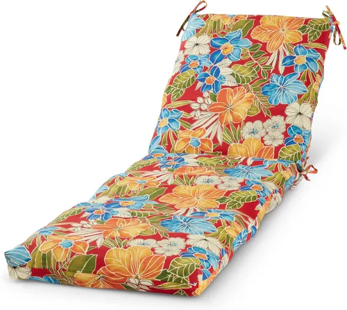 Vista 12 de Cojín reversible para silla de descanso para exteriores, color blanco tropical