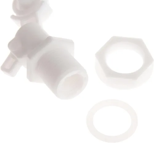 Vista 7 de Válvula de flotador de plástico de 1/4" para control de nivel de líquido de llenado automático del tanque de agua del acuario Can Be Used For 12cm