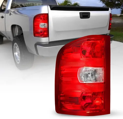 Vista 9 de AUTOONE - Para Chevy Silverado 2007-2013 Conjunto de Luz Trasera de Fábrica OEM Luces Traseras Compatibles con Chevy Silverado 1500/2500HD 3500HD