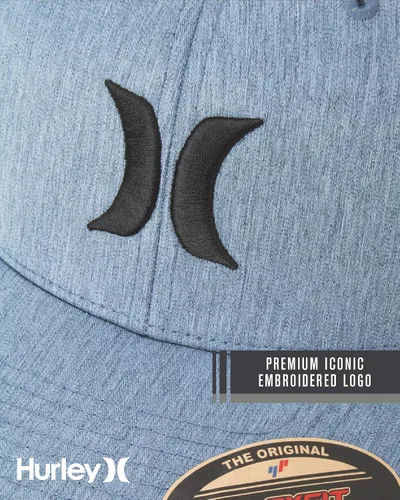 Vista 76 de Hurley Gorras para hombre - One & Only Flexfit Textures Cap - Sombreros ajustados para hombre, S-XL