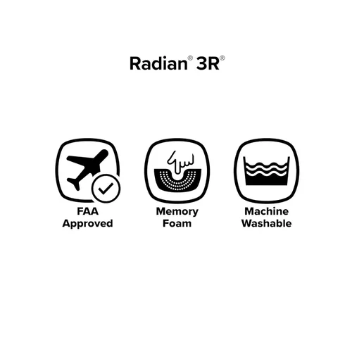 Vista 6 de Diono Radian 3R, asiento de automóvil convertible 3 en 1, en posición orientado hacia atrás y hacia adelante, 10 años, 1 asiento, diseño de ajuste