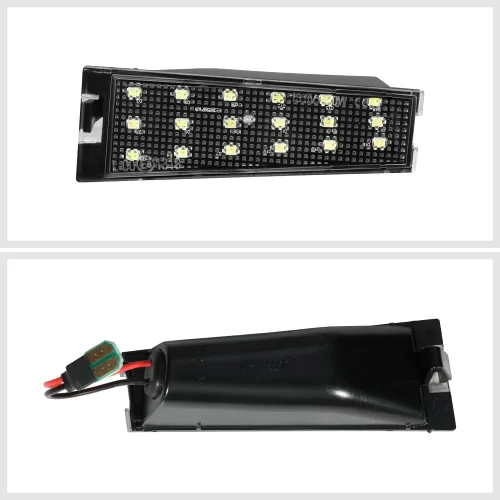 Vista 2 de Par de luces LED para matrícula compatibles con Cadillac CTS Sedán 08-10, PT-ZTL-9064