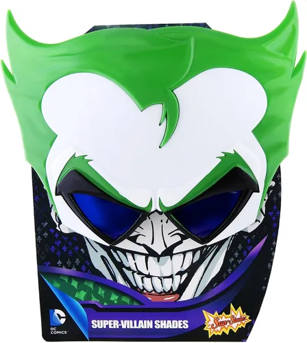 Vista 2 de Sun-Staches Antifaz de Batman y The Joker, talla única , Verde