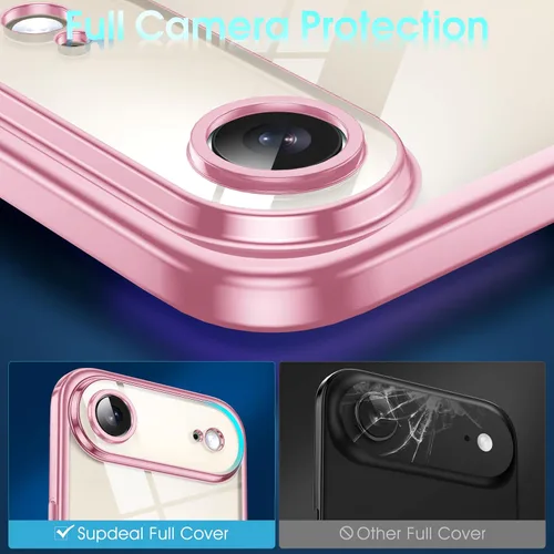 Vista 881 de Supdeal Funda cristalina transparente para iPhone 11, [No se amarillea] [Protección de la cámara] [Probado contra caídas de grado militar] Funda