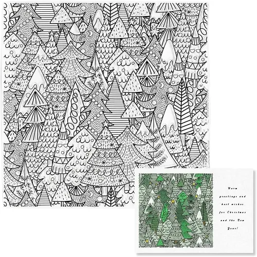 Vista 10 de Sellos transparentes de árboles de Navidad para hacer tarjetas y decoración de álbumes de fotos, sellos de goma con palabras de Feliz Navidad, sello