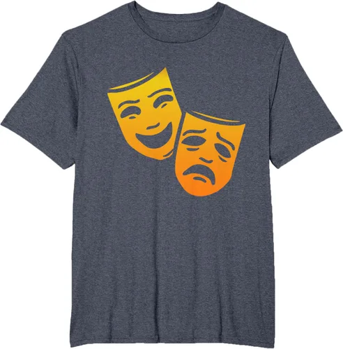 Vista 56 de Comedia y tragedia griega teatro máscaras camiseta