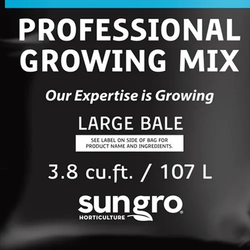Vista 3 de SunGro SUGRMIX4 Sunshine Mix 4 Mezcla de cultivo profesional comprimida mejora el desarrollo de raíces en plántulas, cortes, 3.8 pies cúbicos