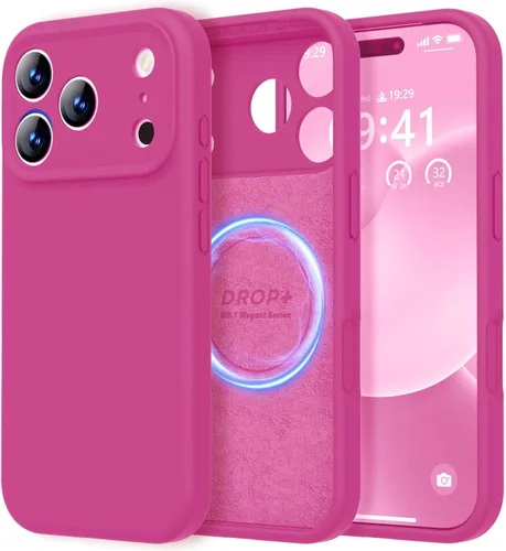 Vista 372 de LOVE 3000 Diseñada para Funda iPhone Air, Silicona Premium [Compatible con Magsafe][Forro de Microfibra Suave Anti-Rayones] Funda Protectora
