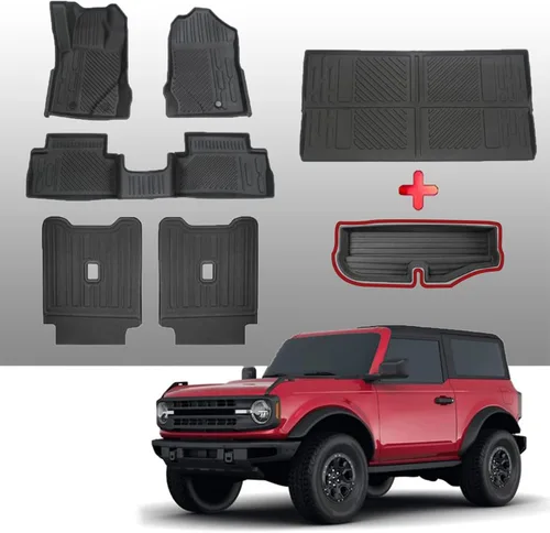 Vista 7 de Mabett - Forro de carga para accesorios Ford Bronco 2021-2026, solo 2 puertas Not for Bronco Sport or 4-Door, Raised-Lip Spill Containment