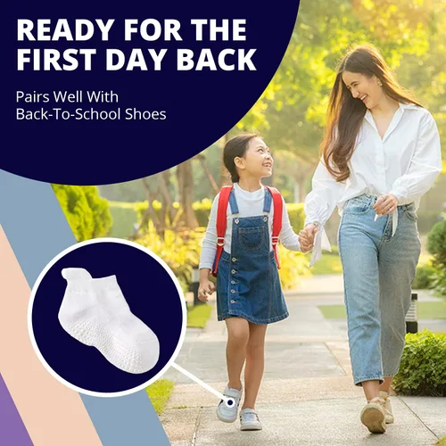 Vista 5 de LA ACTIVE Calcetines con agarre antideslizante para tobillos para niños y niñas con suela antideslizante para bebés, niños pequeños y niños