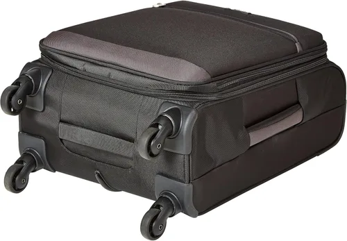 Vista 7 de Tienda Basics Maleta de equipaje giratoria de mano Softside con ruedas, Negro, 21 pulgadas