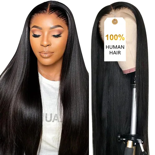 Vista 21 de CUTE BEIN Pelucas de cabello humano con encaje frontal HD de 13 x 6 pulgadas de densidad 250, [2 años de vida útil, 9.12 onzas], pelucas de cabello