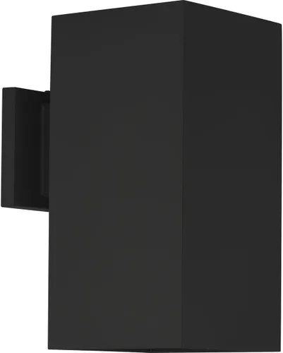 Vista 8 de Progress Lighting Farol de pared de aluminio de 6 pulgadas, colección cuadrada, para exteriores, P5643-30, blanco