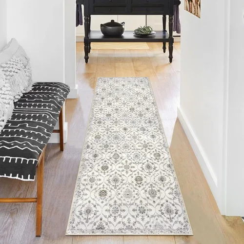Vista 46 de KILOCOCO Alfombra marroquí pequeña, de 2 x 3 pies, color negro/dorado, súper suave, lavable, para interiores, vintage, lavable, antideslizante