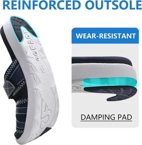 Vista 6 de COFACE Sandalias de recuperación deportiva para hombre, fascitis plantar, suaves, ligeras, ortopédicas