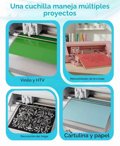 Vista 6 de Silhouette AutoBlade para Cameo 4 Silhouette Studio-Controlled Blade Automatically Adjusts from 0.1mm to 1mm for Paper, Cardstock, Vinyl, HTV &