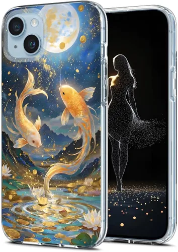 Vista 5 de Funda compatible con Huawei Nova 2s, transparente con patrón delgado, protector suave, diseño de cubierta de teléfono a prueba de golpes, diseño