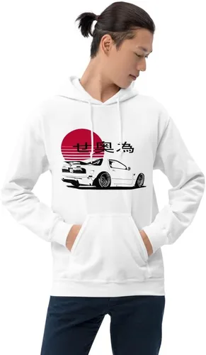 Vista 2 de JDM Legend RX7 - Sudadera deportiva japonesa para sintonizador de coche Drift Racing unisex