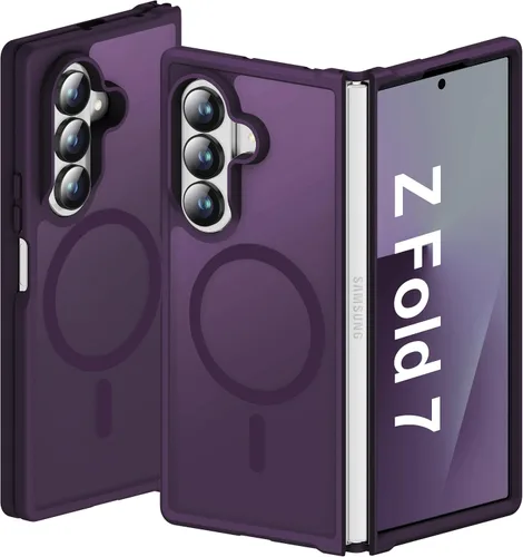 Vista 36 de ORETECH Magnético para Samsung Galaxy Z Flip 6 con 2 protectores de Negro