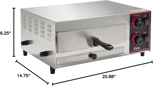 Vista 7 de Winco Horno eléctrico de pizza de grado comercial EPO-1