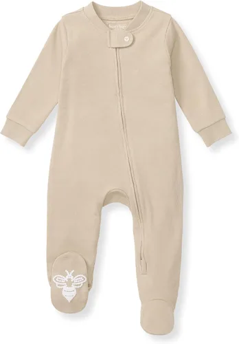 Vista 21 de Burt's Bees Baby - Pijama de una pieza para bebé, mameluco para dormir y jugar, algodón 100% orgánico, cremallera frontal