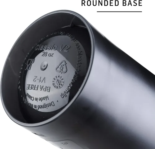 Vista 4 de BlenderBottle Classic v2 - Botella mezcladora de 20 onzas, gris guijarro, y botella mezcladora Classic V2 de 20 onzas, blanco, perfectas