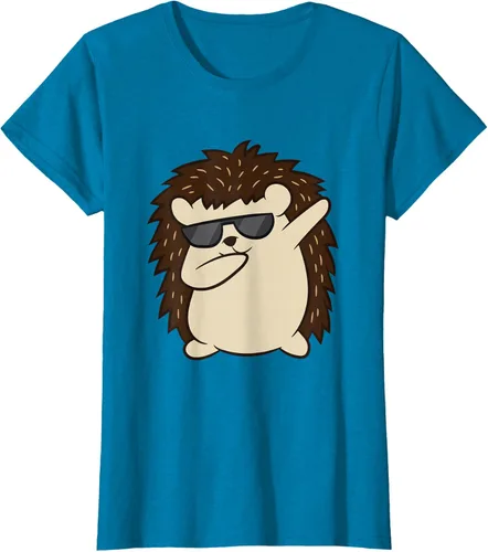 Vista 84 de Dabbing Hedgehog Funny Hedgehog Camiseta S
