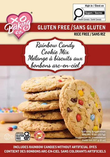 Vista 14 de XO Baking Co. Mezcla de galletas gourmet con chispas de chocolate sin gluten; sin OGM, Kosher; sin arroz; sin lácteos; sin maní; sin conservantes