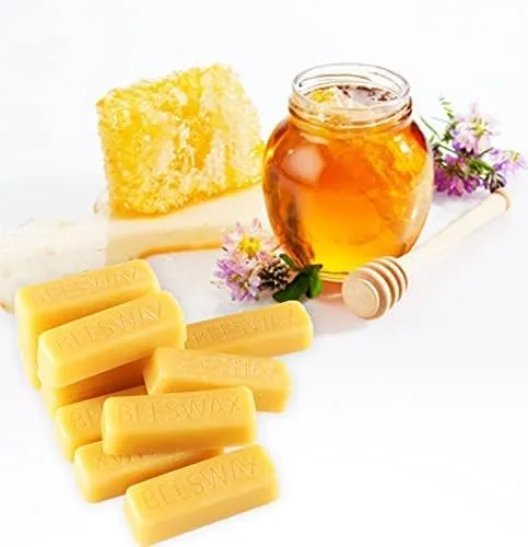 Vista 2 de Barras de cera de abejas 100% de uso general, 24 barras de 1 oz, proyectos de bricolaje, fabricación de velas, esmalte de muebles, manualidades