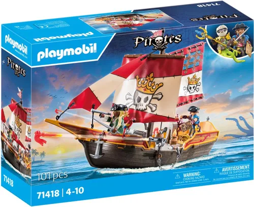 Vista 2 de Playmobil Barco pirata