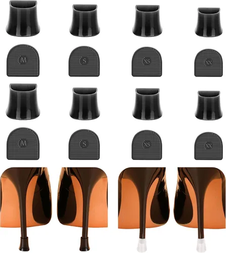 Vista 18 de Heel Protectors Heel Caps for High Heels Boot Heel Replacement for Women Walking on Grass Non-Slip Heel Covers