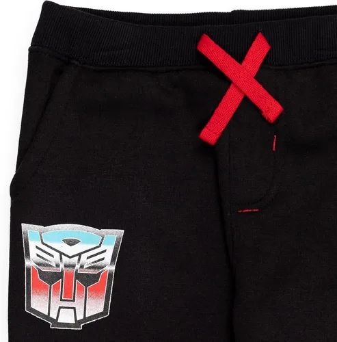 Vista 4 de Transformers Bumblebee Optimus Prime - Paquete de 2 pantalones de forro polar para niños pequeños a grandes