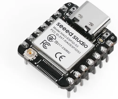 Vista 13 de Seeed Studio XIAO ESP32 S3 Sense - Wi-Fi de 2.4 GHz, BLE 5.0, sensor de cámara OV2640, micrófono digital, PSRAM de 8 MB, flash de 8 MB, carga