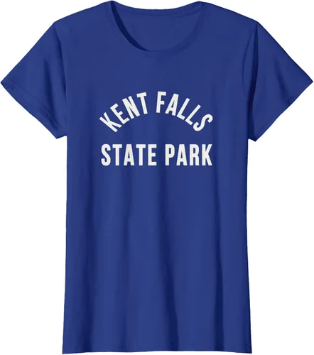 Vista 45 de Kent Falls State Park Connecticut Arch CT Camiseta, Azul