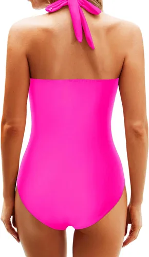 Vista 2 de Tempt Me Trajes de baño de una pieza para mujer, con control de abdomen, push up, cobertura completa