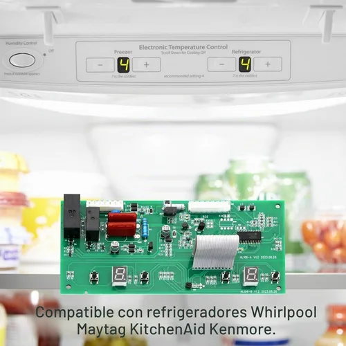 Vista 6 de WPW10503278 Tablero de control electrónico para refrigerador (Jazz), compatible con Whirlpool, Maytag, KitchenAid, Kenmore, Amana, I-kea, Inglis