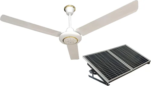 Vista 2 de Generic Ventilador de techo solar (56 pulgadas) sin soportes de montaje para panel solar