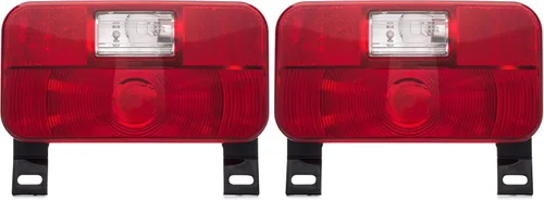 Vista 13 de Lumitronics Luz Roja de Montaje en Superficie de Parada/Giro/Cola, Soporte de Matrícula/Luz para RV, Remolque, Cámper, Quinta Rueda y Autocaravanas