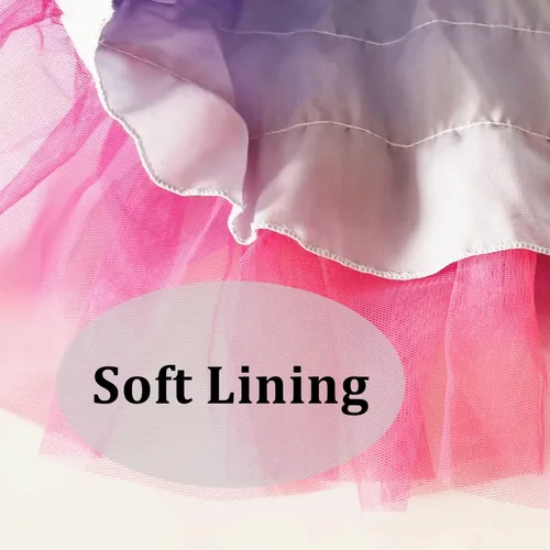 Vista 4 de Vestido de sirena, vestido de sirena para niñas, vestido de princesa para niñas pequeñas, vestido de verano de tul para fiesta, sin mangas, vestidos