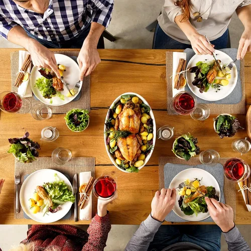 Vista 7 de Geiserailie 4 cuencos para microondas acogedores para platos de comida caliente en 2 tamaños, protector de poliéster a prueba de calor, sopa