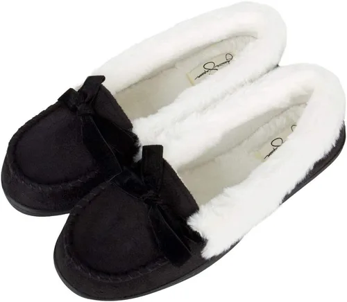 Vista 5 de Jessica Simpson - Mocasines de microgamuza para mujer, interior o exterior
