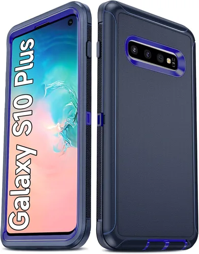 Vista 17 de LeYi Funda compatible con Galaxy S8 Plus: funda de protección 3 en 1 de cuerpo completo a prueba de golpes, de goma, resistente, resistente, a