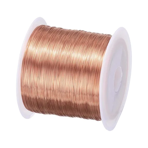 Vista 24 de MECCANIXITY - Alambre magnético de calibre 46 AWG - 0.04mm Hilo de cobre esmaltado - Bobina de alambre magnético de 14669 pies (4471m) - 50g Grado F