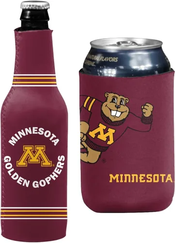 Vista 149 de College Team Color Logo Can & Bottle Holder Insulator Beverage Cooler Set