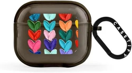 Vista 92 de CASETiFY Impact Airpods Pro (1ª/2ª) - Funda con anillo, color negro
