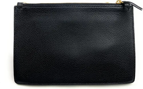 Vista 3 de Tory Burch Bolso cruzado delgado con doble cremallera Cortado Negro
