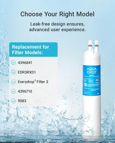 Vista 3 de AQUA CREST EDR3RXD1 Reemplazo para 4396841, Filtro Everydrop® 3, 4396710, Kenmore® 46-9083, 46-9030, Filtro de agua para refrigerador, 1 Filtro