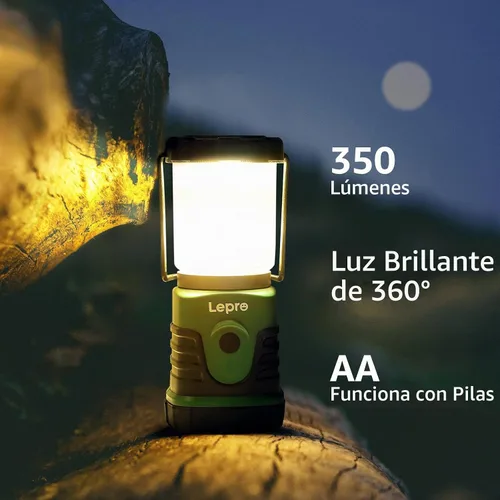 Vista 2 de Linterna de camping LED Lepro, linterna de camping mini